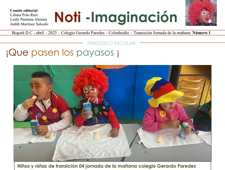 Periódico Escolar I – 2025